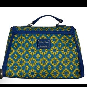 Walt Disney World Riviera Resort Blue Loungefly Crossbody Bag Purse w/ Strap